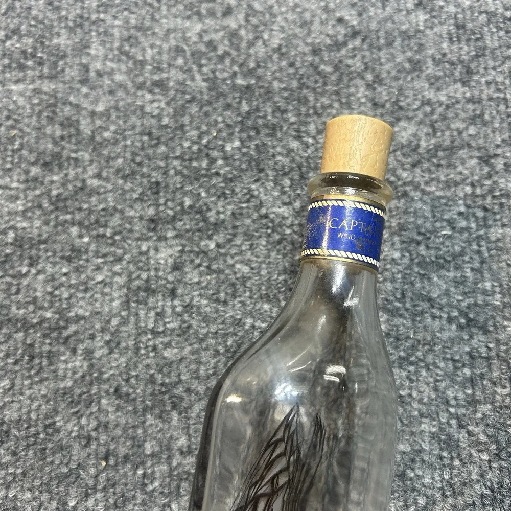 Vintage Avon Captain's Pride Oland Aftershave Empty Bottle with Stand in Box